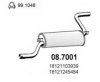 BMW 18121245523 End Silencer